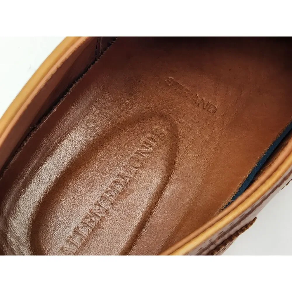 Allen Edmonds Strand Leather Sneakers, Walnut, Men's 8.5E